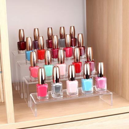 Imagem de Display Shelf Riser ELEGANTLIFE de 3 camadas em acrílico para Amiibo