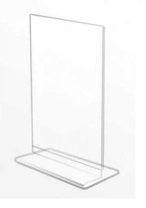 Imagem de Display T 10x15cm A6 Expositor Balcão Mesa Papel 20 Peças