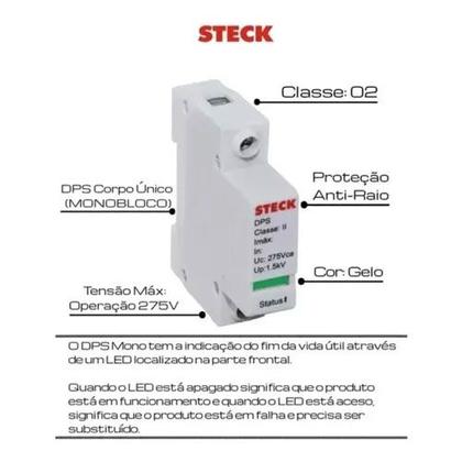 Imagem de Dispositivo Anti Surto Dps 40A - Steck