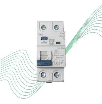 Imagem de Dispositivo DR Interruptor Diferencial Residual Bipolar 63a 30ma