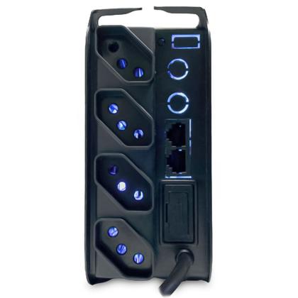 Imagem de Dispositivo Protetor Contra Surtos Ragtech, DPS Space Up Nitro, Classe III, Microprocessado, 4 Tomadas, STD, RGB -  4790