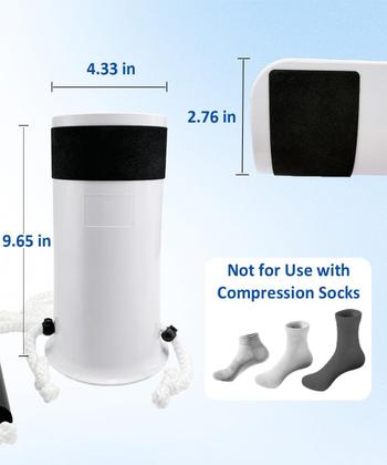 Imagem de Dispositivo Sock Aids Osanchan Sock Aid com buzina e arranhador nas costas
