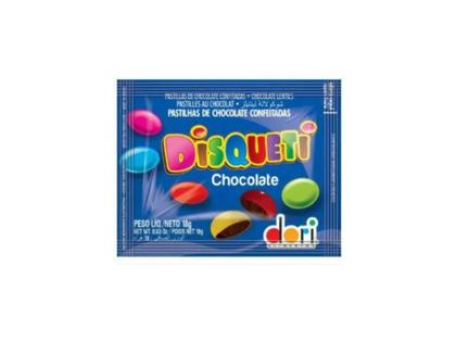 Imagem de Disqueti Chocolate Confeito 18g Caixa C/24unid - 432g
