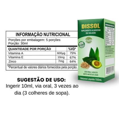 Imagem de Dissol Suplemento Natural Para Cálculos 150ml Da Raiz