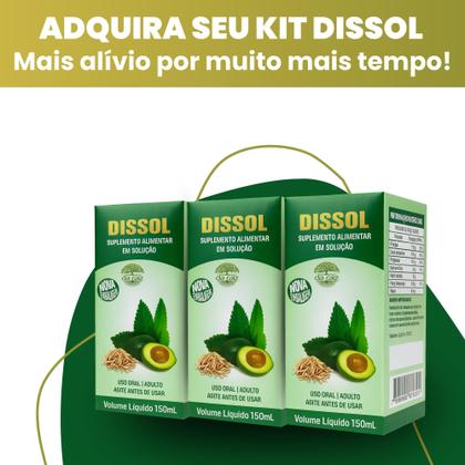 Imagem de Dissol Suplemento Natural Para Cálculos 150ml Da Raiz