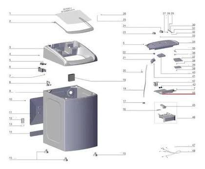 Imagem de Distribuidor De Agua Maquina Electrolux Les11 Les15 Original