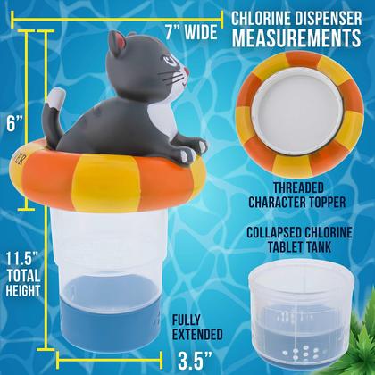 Imagem de Distribuidor de cloro U.S. Pool Supply Kitty Cat Floating Pool