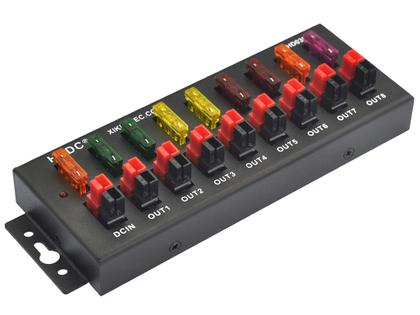 Imagem de Distribuidor de divisor de energia HCDC, conector 40A de 1 em 8 saídas