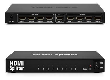 Imagem de Distribuidor De Sinal 8 Telas Para Tvs Monitor Splitter Hdmi 18 4k sp