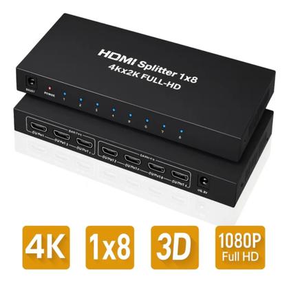 Imagem de Distribuidor De Sinal 8 Telas Para Tvs Monitor Splitter Hdmi 18 4k sp