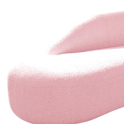 Imagem de Divã Recamier Curvo Luna 185cm Lado Esquerdo Suede - Amarena Móveis