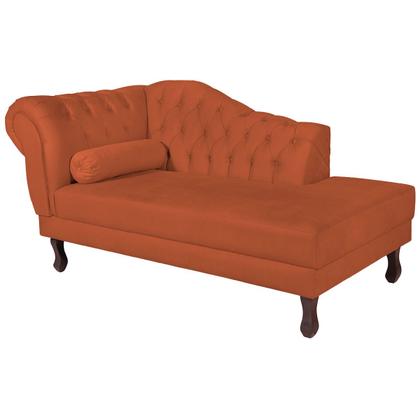 Imagem de Diva Recamier Diana 160cm Lado Direito Suede - Doce Sonho Móveis