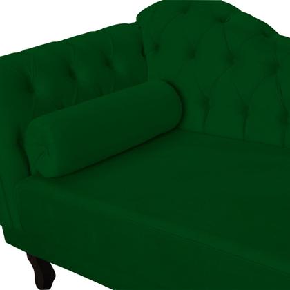 Imagem de Divã Recamier Larissa Lado Direito 150cm Suede - Ds Estofados