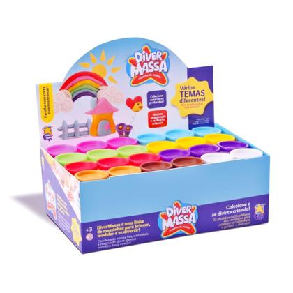 Imagem de Diver Massa Display Com 48 Potes De  Massinha - Divertoys