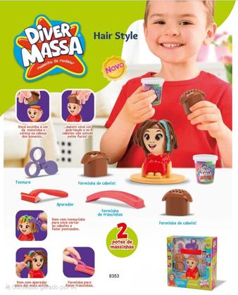 Imagem de Diver massa - hair style (acessorios c/massa de modelar)