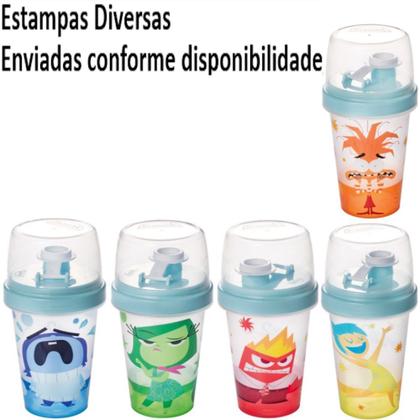 Imagem de Divertidamente Kit Porta Lanche Infantil Escola Viagem