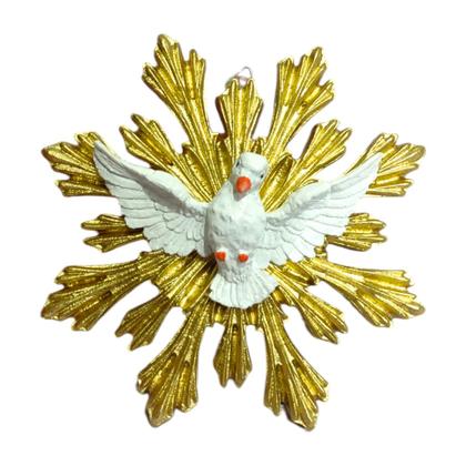 Imagem de Divino Espirito Santo de Pendurar Resplendor de Resina