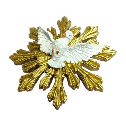 Imagem de Divino Espirito Santo de Pendurar Resplendor de Resina