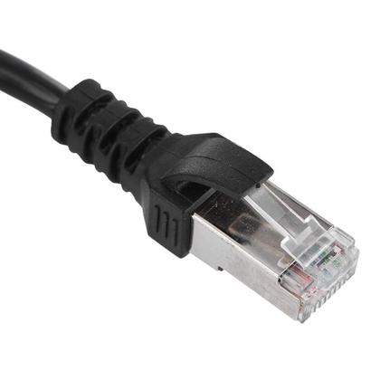 Imagem de Divisor de adaptador de cabo Ethernet RJ45 1 macho para 3 fêmea