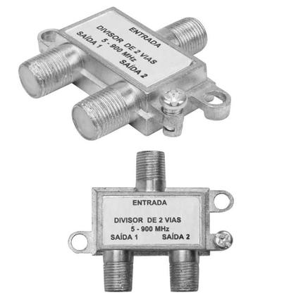 Imagem de Divisor de Antena 1 x 2 5- 1000MHZ