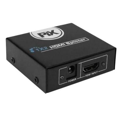 Imagem de Divisor de HDMI com 1 Entrada e 2 Saídas Para Monitores e TVs 3D Pix
