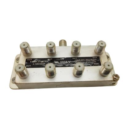 Imagem de Divisor de Sinal de Antena 8 Saídas para Antenas Coletivas e TV a Cabo (Net/Claro/Vivo) Blindado 1 Ghz