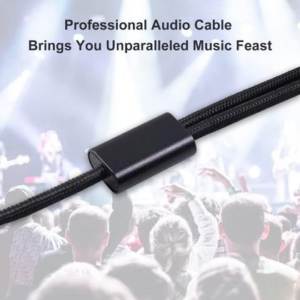 Imagem de Divisor estéreo USB-C para cabo duplo de 6,35 mm e 1/4 polegada Y Smithok