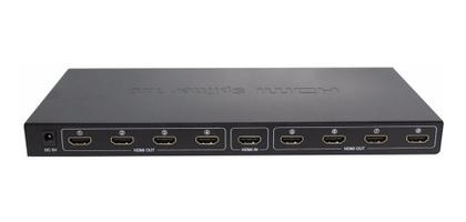 Imagem de Divisor Hdmi 1.4  Splitter 1 Entrada 8 Saídas 1080p 1x8