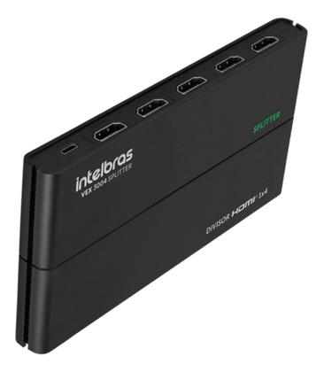 Imagem de Divisor Hdmi 1x4 Intelbras Bivolt Full Hd 4k 2.0v Splitter