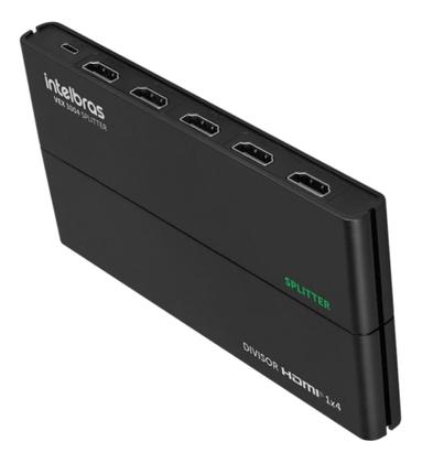 Imagem de Divisor Hdmi 1x4 Intelbras Bivolt Full Hd 4k 2.0v Splitter