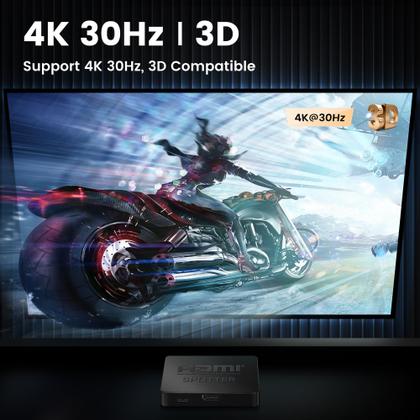 Imagem de Divisor HDMI avedio links 1x4 4K 30Hz com cabo 1 entrada e 4 saídas