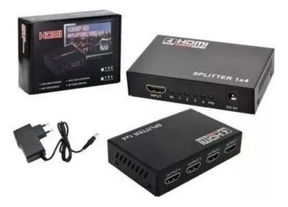 Imagem de Divisor Splitter Hdmi 4 Portas Amplificado Favorito