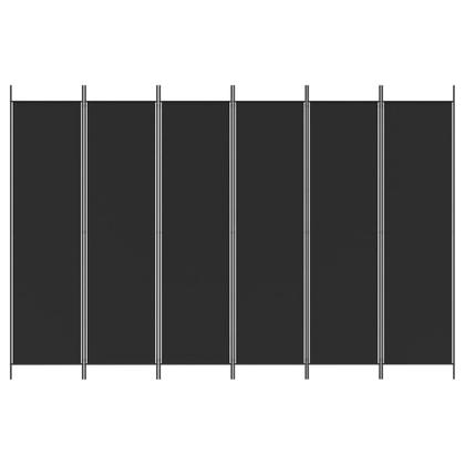 Imagem de Divisória de quarto vidaXL Modern 6 painéis 300x200cm poliéster