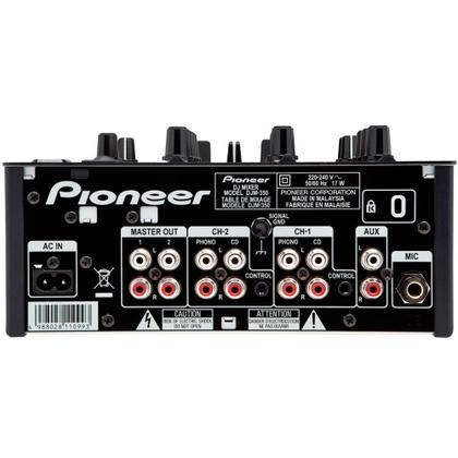 DJM350 - Mixer DJ 2 Canais c/ USB DJM 350 Preto - Pioneer