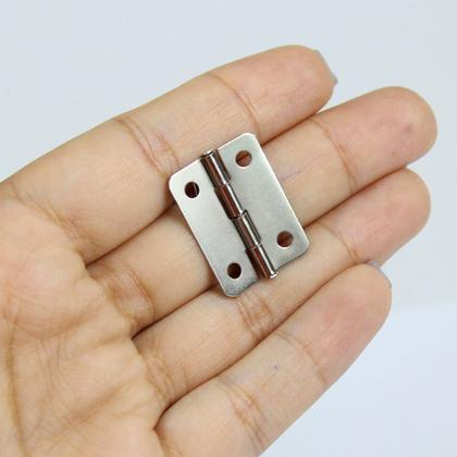 Imagem de Dobradiça 24mm Com Parafuso Para Artesanato Caixas 30 Unidades