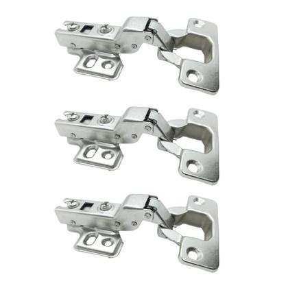 Imagem de Dobradiça Curva Calço Fixo Amortecedor 35mm Móveis 32 Peças