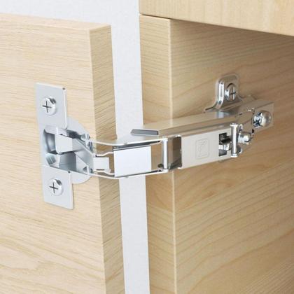 Imagem de Dobradiça Curva Pressão 165 Gafanhoto Para Móveis Armários