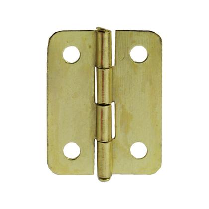 Imagem de Dobradiça Dourada Com Parafuso Média 2,4cm Com 40 Unidades