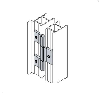 Imagem de Dobradica encaixe 3 abas suprema dob-840 branco - alumifix 100% original 