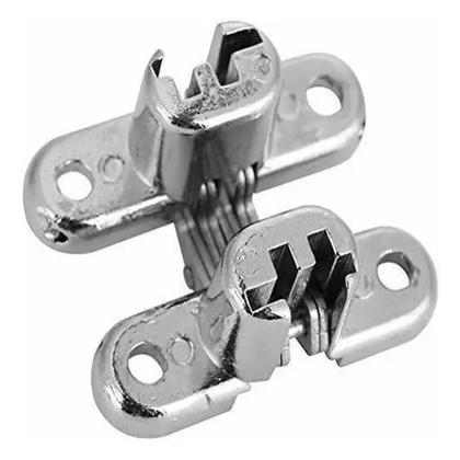 Imagem de Dobradiça Invisivel Para Móveis De 180º Graus 42 x 12mm