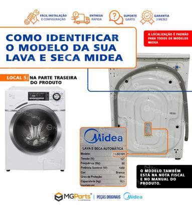 Imagem de Dobradiça Lava E Seca Midea 12338100000185 Original - Vários Modelos