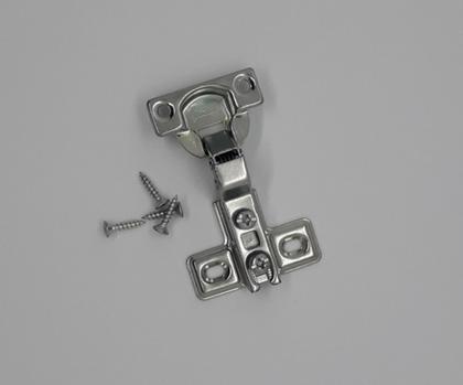 Imagem de Dobradica Móveis Mini 26mm Curva P/armários 04 Peças C/paraf