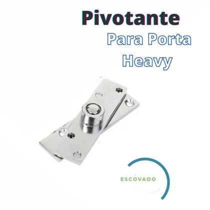 Dobradiça Pivotante Escovado, Para Portas Até 150kg,Kit Completo - Tolemat Imagem de Dobradiça Pivotante Escovado, Para Portas Até 150kg,Kit Completo