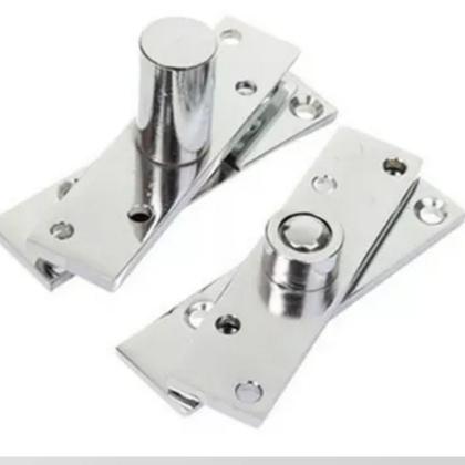Dobradiça Pivotante Escovado, Para Portas Até 150kg,Kit Completo - Tolemat Imagem de Dobradiça Pivotante Escovado, Para Portas Até 150kg,Kit Completo