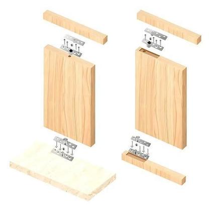 Imagem de Dobradiça Porta Com Rolamento Aço Inox 300Kg Pivô Invisível