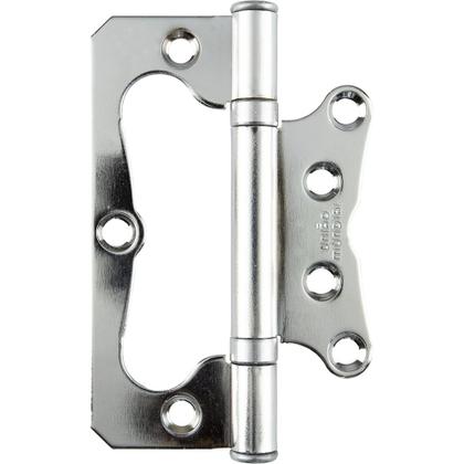 Imagem de Dobradiça Porta Encaixe Rápido Sobrepor 4x3 Reforçado 03 Pçs