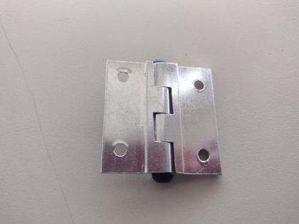 Imagem de Dobradiça Porta Pequena Alumínio Brilhante 40x40 - 3 Pçs
