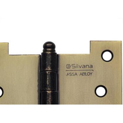Imagem de Dobradica Silvana Palmela 3.1/2'' 840 Ferro Zincado Oxidado Com 2 Pecas 96387