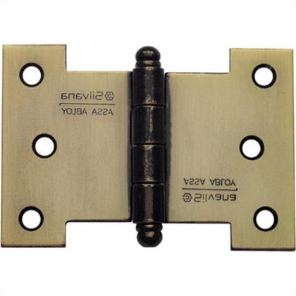 Imagem de Dobradica Silvana Palmela 3.1/2'' 840 Ferro Zincado Oxidado Com 2 Pecas 96387