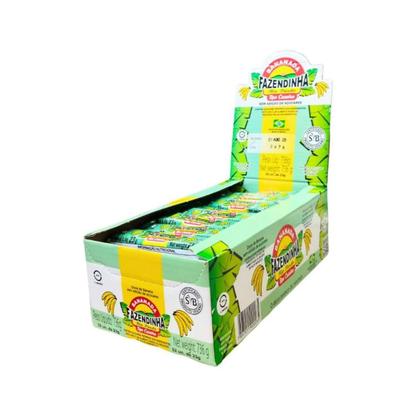 Imagem de Doce Bananinha Sem açúcar Com 32 Unidade de 23g Fazendinha